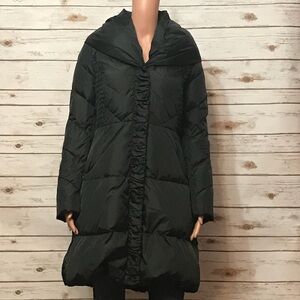 Via Spiga Pillow Collar Puffer Coat-8